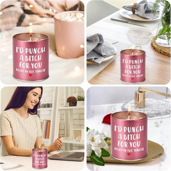 Birthday Gifts for Women,Sister Gifts for Sisters from Sisters,Valentines Day Gifts for Her Girlfriend,Friendship Gifts,Christmas Stocking Stuffers,Mothers Day Gifts,Scented Candle Funny Gifts ldeas - Image 4