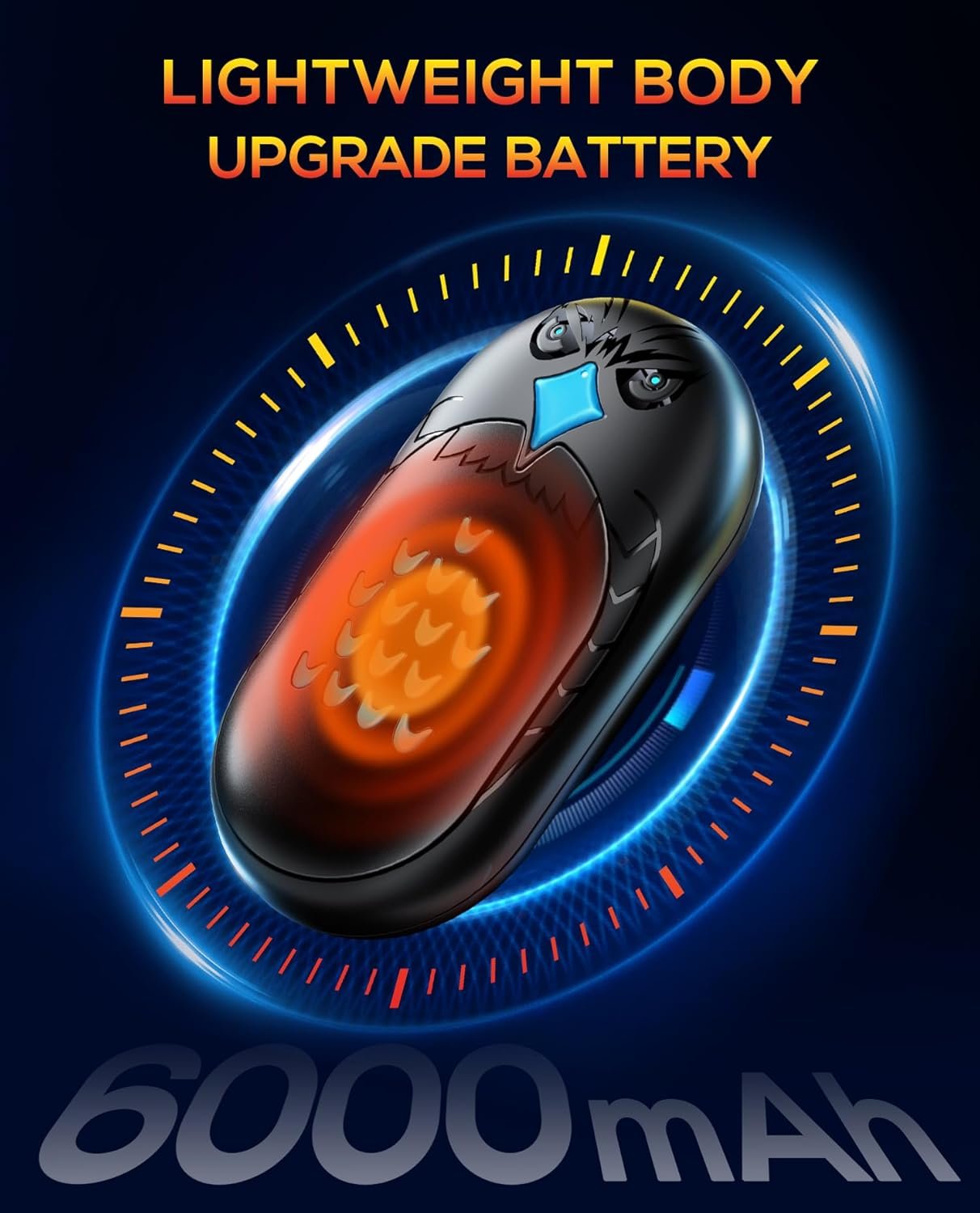 Hand Warmers Rechargeable, 2 Pack 6000mAh Electric Portable Heater, 20 Hrs Long Heating Hot Pockets Hand Warmer, Hunting Gear, Gifts for Women, Men, Raynauds, Camping, Golf, Outdoors - Image 6