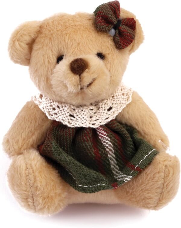Olde English Crackers Christmas Teddy Bear Party Favors - Set of six Decorative Favors filled with Cuddly Teddy Bears dressed in Holiday Season Attire - Image 10