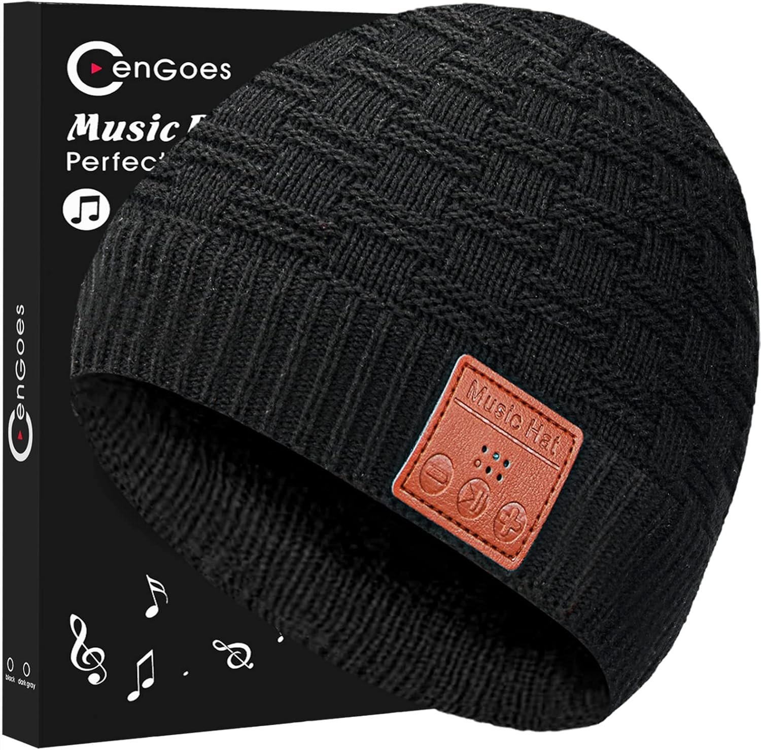 Wireless Beanie Hat with Wireless Headphones, Wireless Winter Hat Built-in HD Stereo Speakers, Wireless Music Cap for Outdoor - Image 2