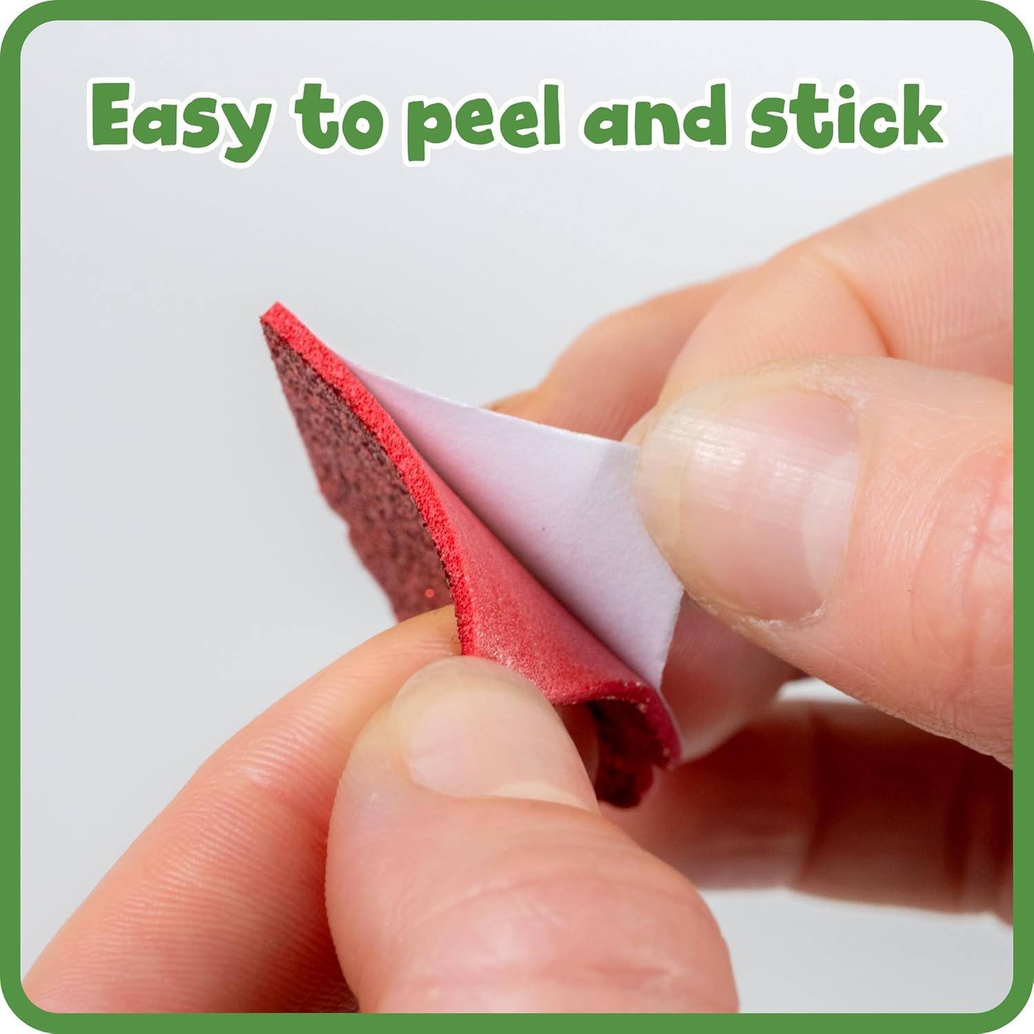 READY 2 LEARN Glitter Foam Stickers - Christmas Shapes - Pack of 168 - Self-Adhesive Stickers for Kids - Glitter Stickers for Holiday Crafting - Image 4