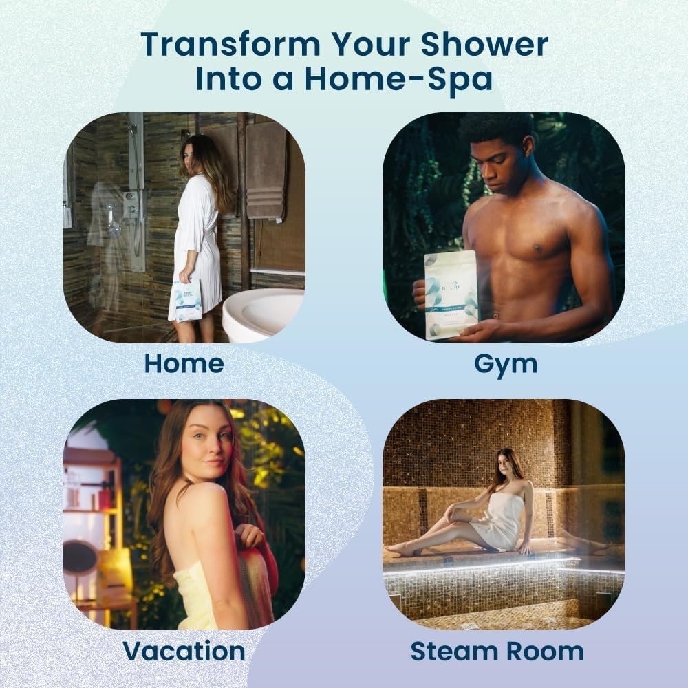 Body Restore Shower Steamers Aromatherapy 6 Pack, Relaxation Birthday Gifts for Women and Men, Stress Relief and Luxury Self Care - Variety - Image 8
