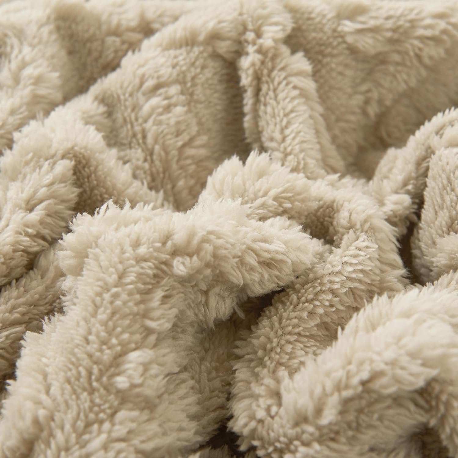 Aganear Fleece Throw Blanket - Cozy Soft Lightweight Fuzzy Throw Blanket for Women Portable Throw Blankets for Couch, Warm Present for Birthday, Christmas, Halloween, Housewarming(50"x60", Khaki) - Image 6