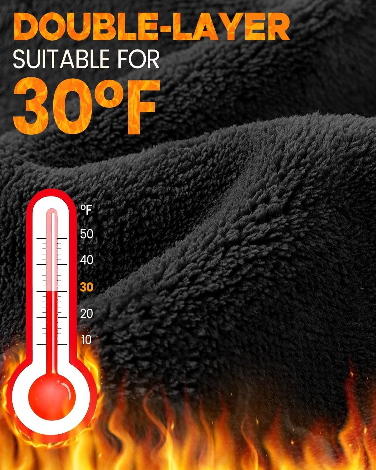 BEACE Winter Hats with Earflap - Knit Fleece Line Beanie Hats for Men Women, Warm Thermal Stocking Caps Skull Cap for Outdoor - Image 3