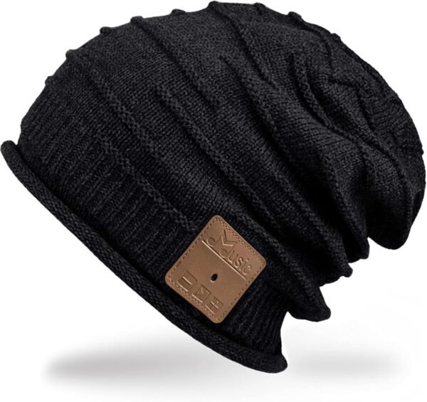 Mydeal Bluetooth Beanie Hat Cap with Stereo Speaker Headphones for Outdoor Sports Skiing Snowboard Skating Jogging - Image 2
