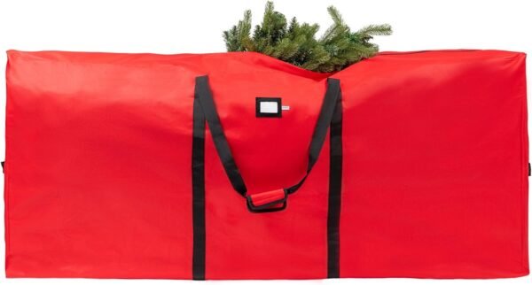 (Not Made In China) Christmas Tree Storage Bag 9 ft, Fits Up to 9ft Artificial Disassembled Trees, Durable Handles w/Tear Proof and Leak Proof 600D Oxford Canvas, Heavy Duty Laminated Interior - Image 2