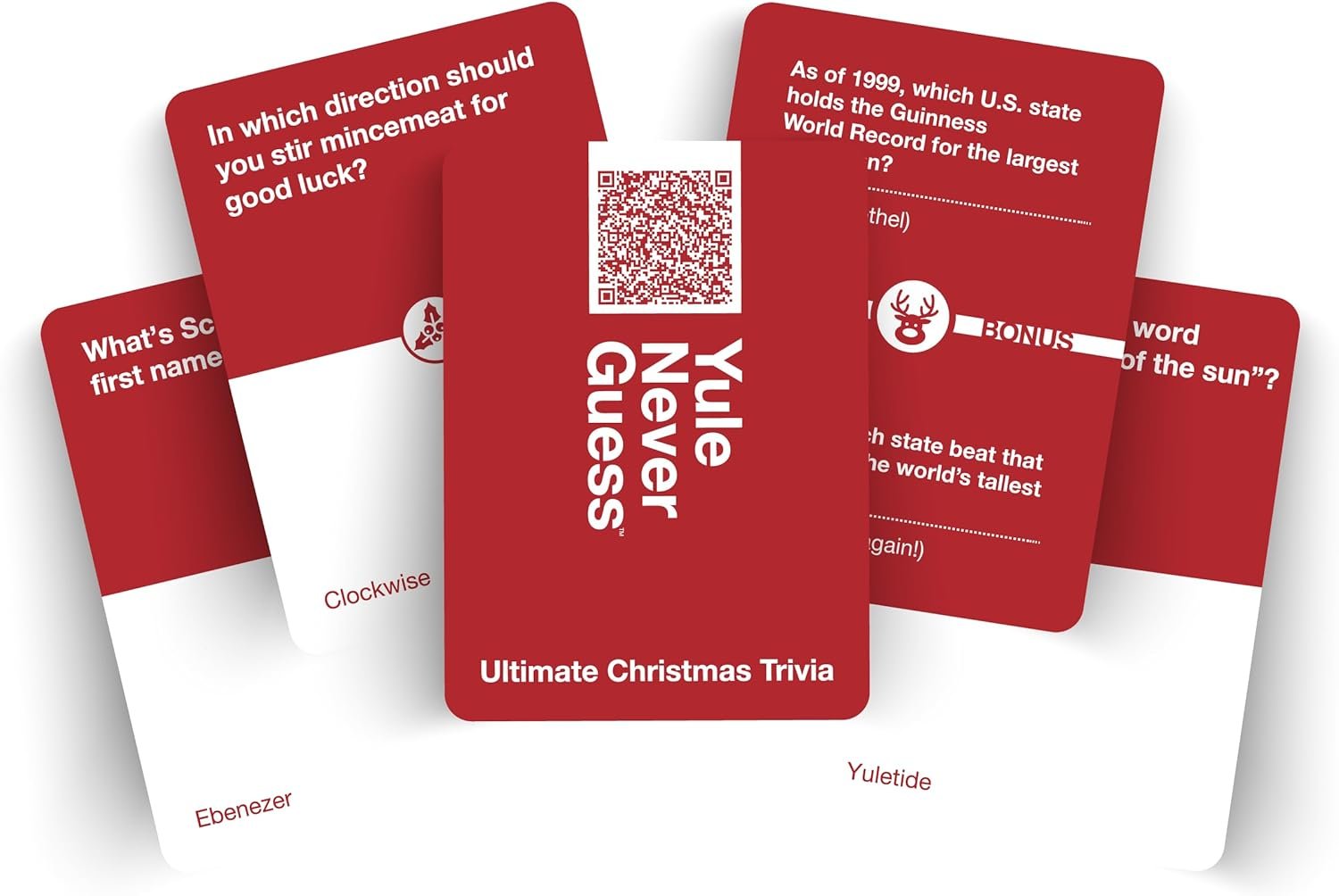 Ultimate Christmas Trivia Card Game - 110 Cards - 3 or More Players - Ages 8+ - Image 2
