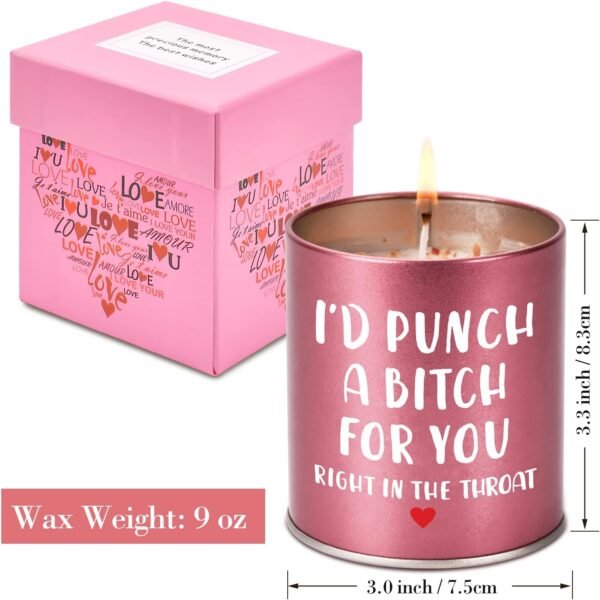 Birthday Gifts for Women,Sister Gifts for Sisters from Sisters,Valentines Day Gifts for Her Girlfriend,Friendship Gifts,Christmas Stocking Stuffers,Mothers Day Gifts,Scented Candle Funny Gifts ldeas - Image 3