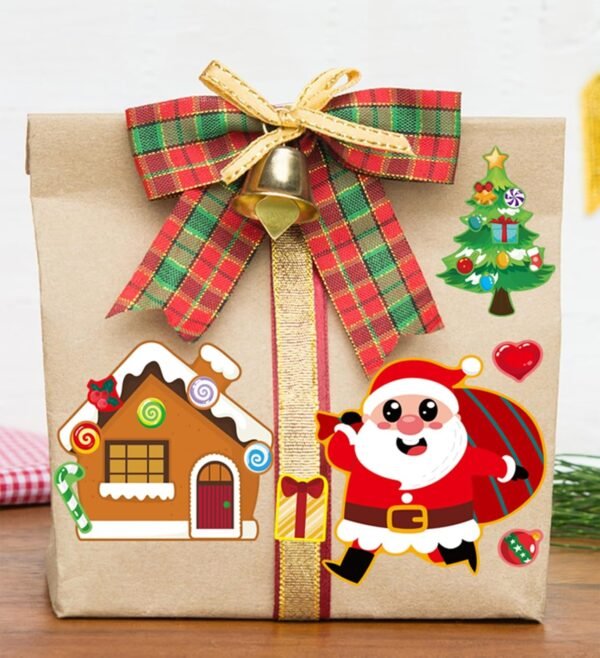 HSHFAMIIY Christmas Stickers for Kids -Stocking Stuffers for Kids- Christmas Stocking Stuffers for Kids - Christmas Decorations,Christmas Party Favors for Boys and Girls Ages 3 4 5 6 7 8 - Image 9