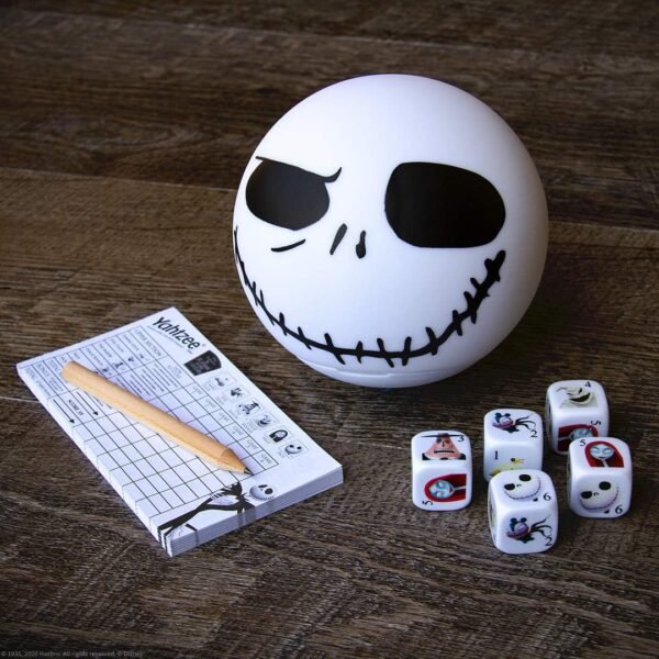 Disney Yahtzee The Nightmare Before Christmas Dice Game | Collectible Jack Skellington Toy | Family Dice Game & Travel Games - Image 7