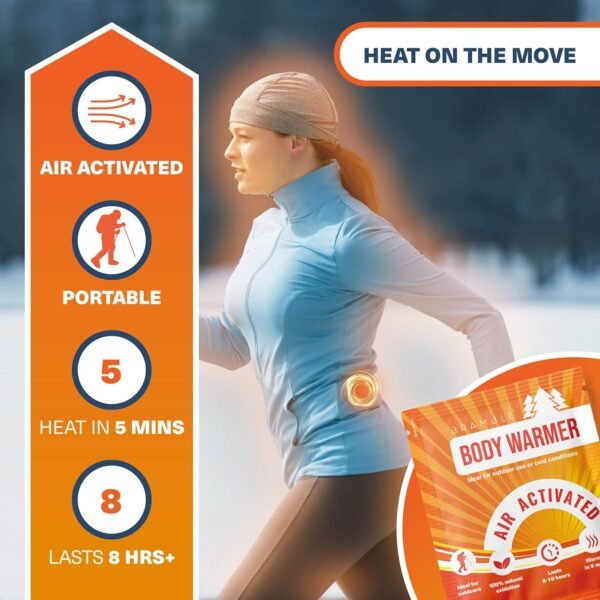 Bramble - 40 Natural Air-Activated Adhesive Body Warmers - Lasts up to 8 Hours - Image 3