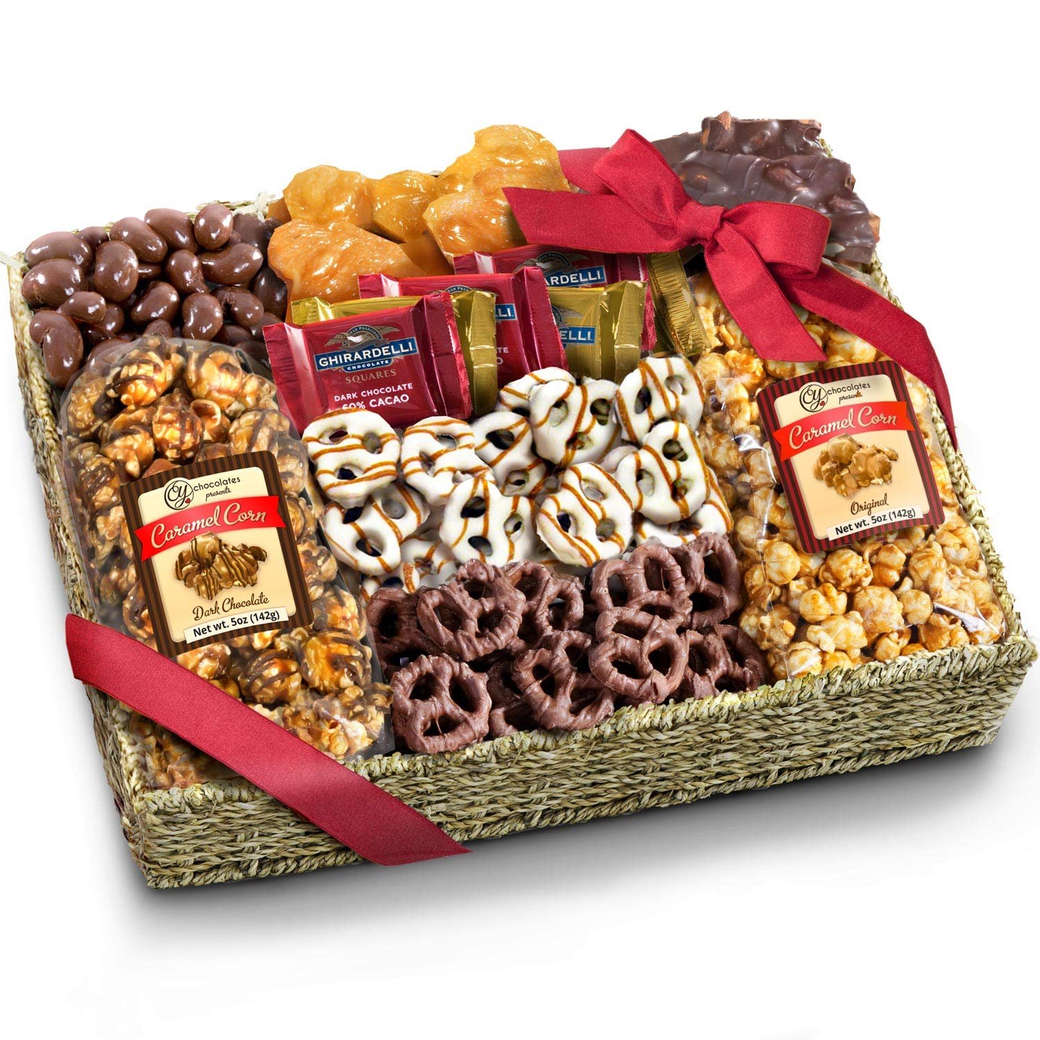 A Gift Inside Chocolate, Caramel and Crunch Grand Gift Basket - Image 2