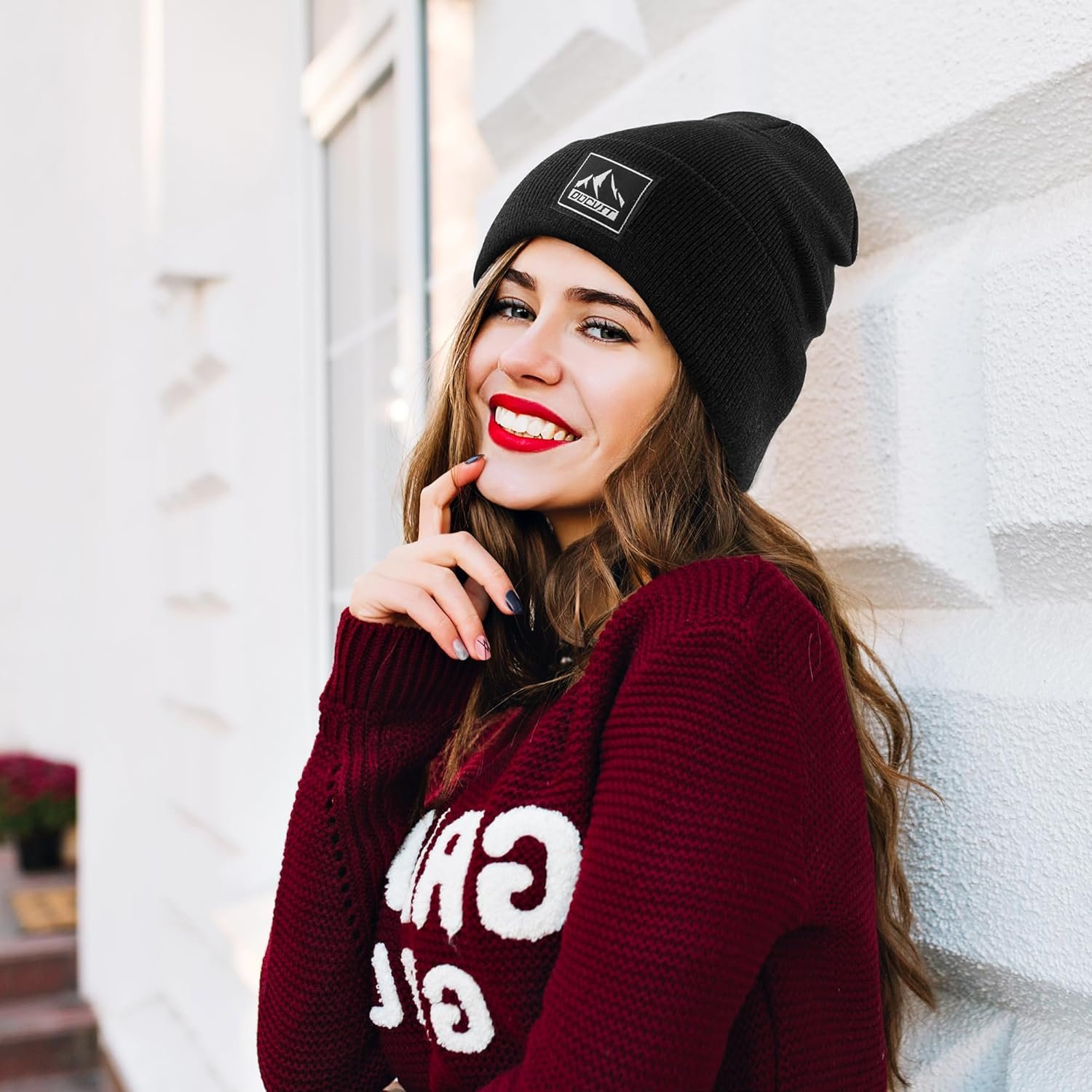 Knit Cuffed Beanie Warm Winter Hats Unisex Skull Knit Cap Fashion Ski Hat for Men and Women - Image 7