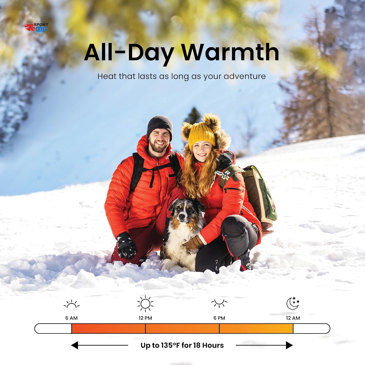 Large Hand & Body Warmers - Up to 18 Hours of Heat, Super Long Lasting - Easy, All Natural - Air Activated, for Body, Hands & Toes - Odorless Hot Hand Warmer - Sport Temp - Image 5