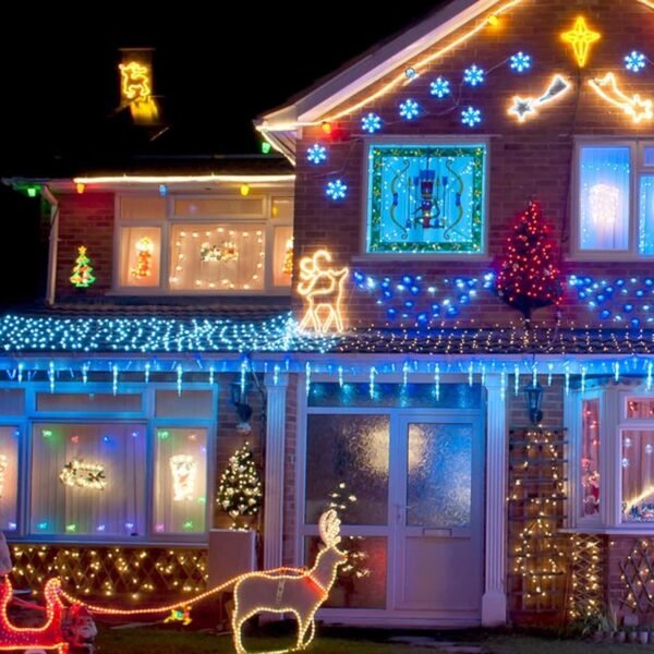 TW SHINE Warm White Christmas Lights Outdoor, 20FT 100 Count Incandescent Christmas Lights Indoor, Waterproof Christmas Tree String Lights for Xmas Decorations - Image 4