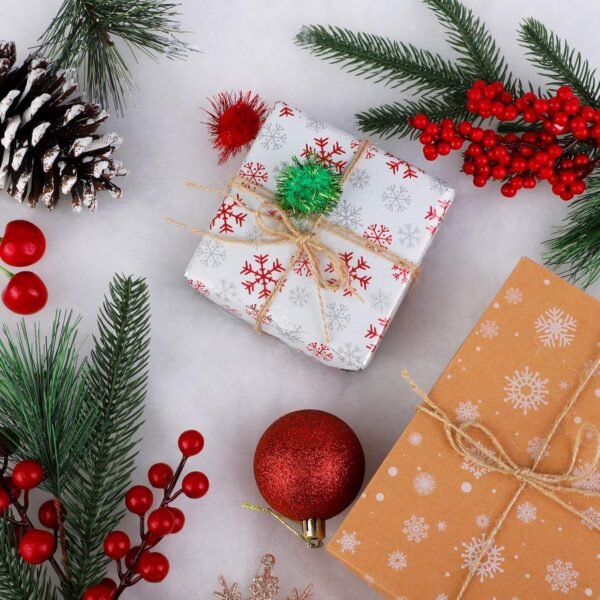 Ruisita 2 Pack Snow Blanket Artificial Snow Roll Christmas Snow Cover Blankets for Christmas Tree Skirt Table Runner Winter Decoration - Image 5