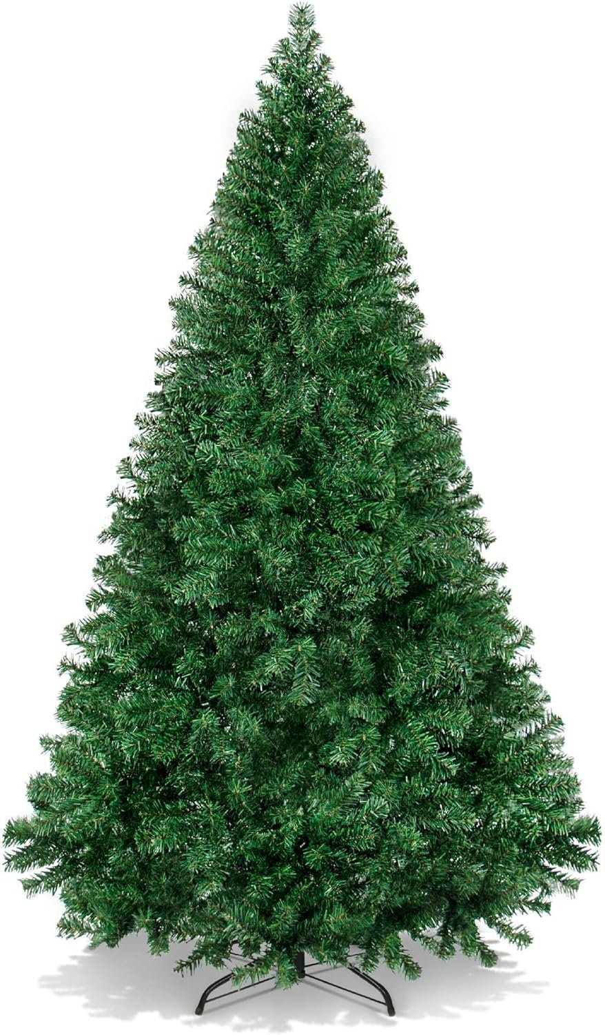 Best Choice Products Artificial Christmas Tree, 6ft Premium Unlit Hinged Design, Dense Branches Realistic Holiday Décor w/Easy Assembly, Base - Image 2