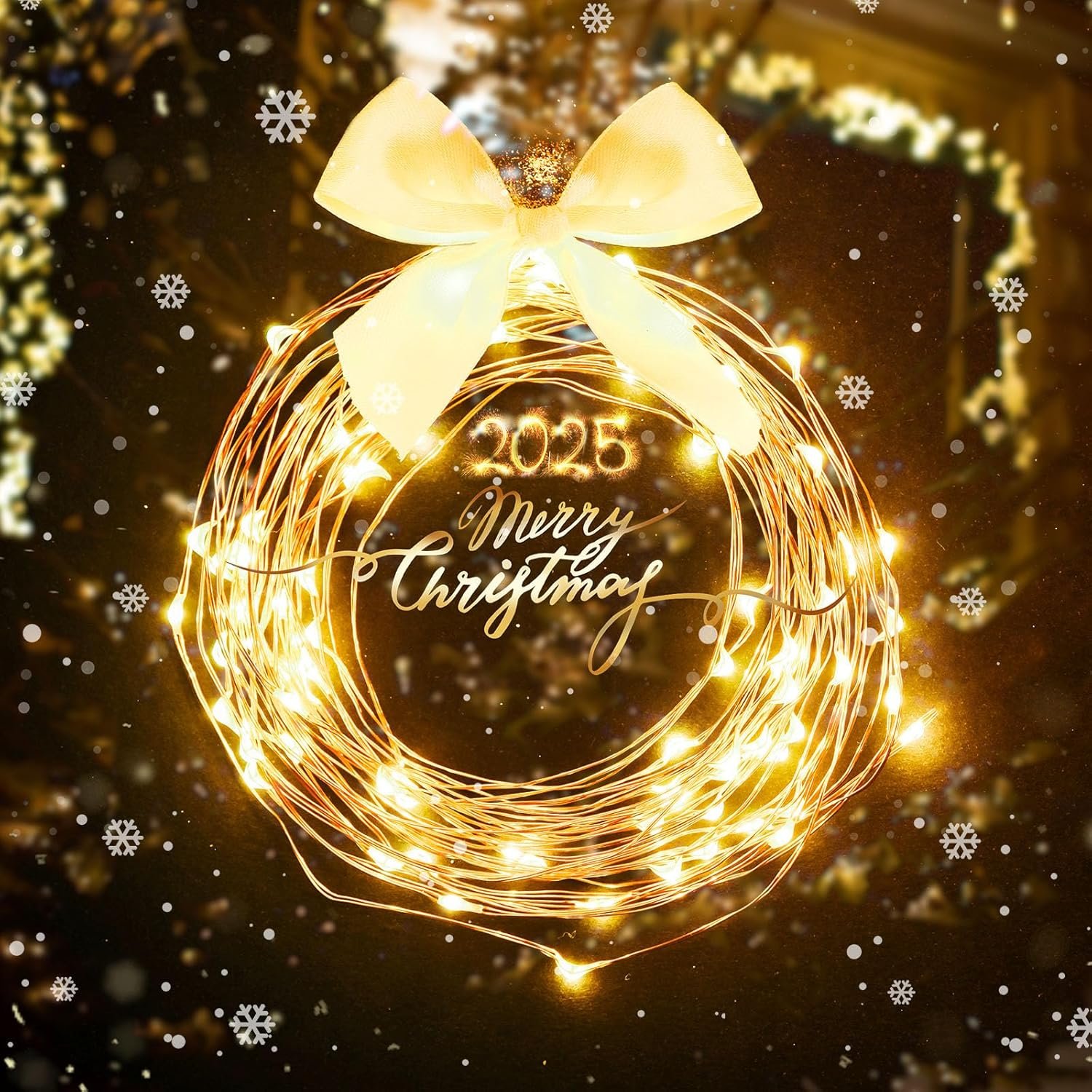 66Ft 200 LED Fairy Lights Plug in, Waterproof String Lights Outdoor 8 Modes Christmas Lights Bedroom Decor, Twinkle Lights for Girl's Room Garden Halloween Christmas Decorations (Warm White) - Image 3