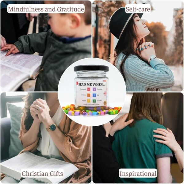 Bible Verse Jar, Bible Jar, Bible Accessories Women, Prayer Jar, Christian Gifts For Women, Religious Gifts For Women, Christmas Gifts For Women, Christmas Gifts For Kids, Christmas Gifts 2024 - Image 7