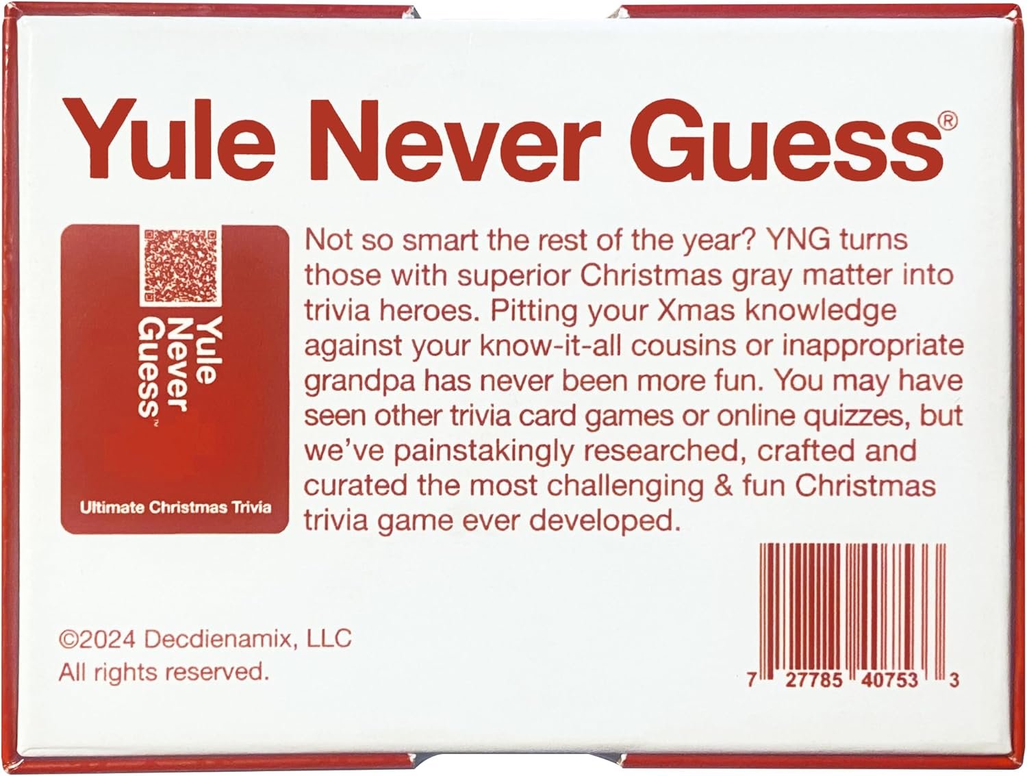 Ultimate Christmas Trivia Card Game - 110 Cards - 3 or More Players - Ages 8+ - Image 4