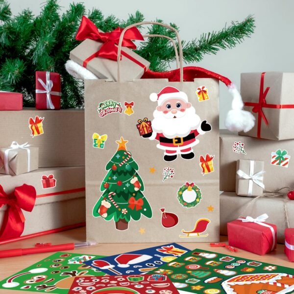 OHOME Christmas Stickers - Stocking Stuffers for Kids - DIY Christmas Crafts for Kids - Kids Christmas Gifts Activity Party Favors Supplies | Christmas Games | Toddler Stocking Stuffers(24 Sheets) - Image 6