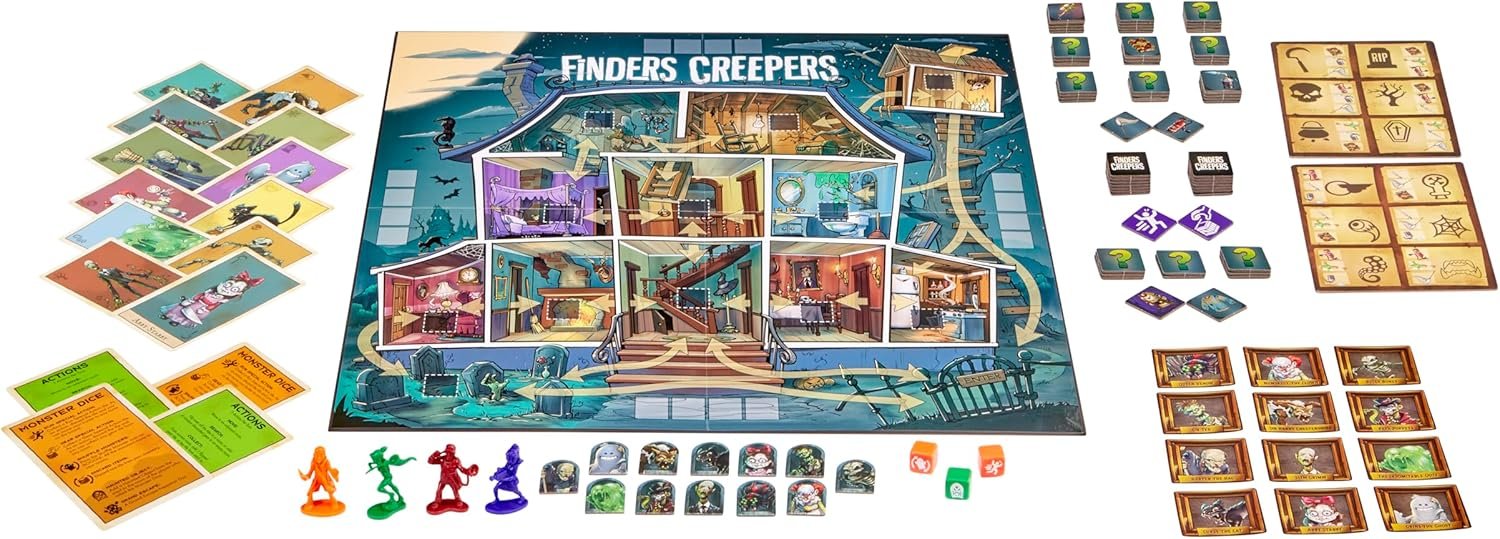 Micro Games of America™ Finders Creepers Board Game an App-Vanced™ Game – Hunt Digital Monsters with Your Phone, 2-4 Players, Ages 8+ - Image 5