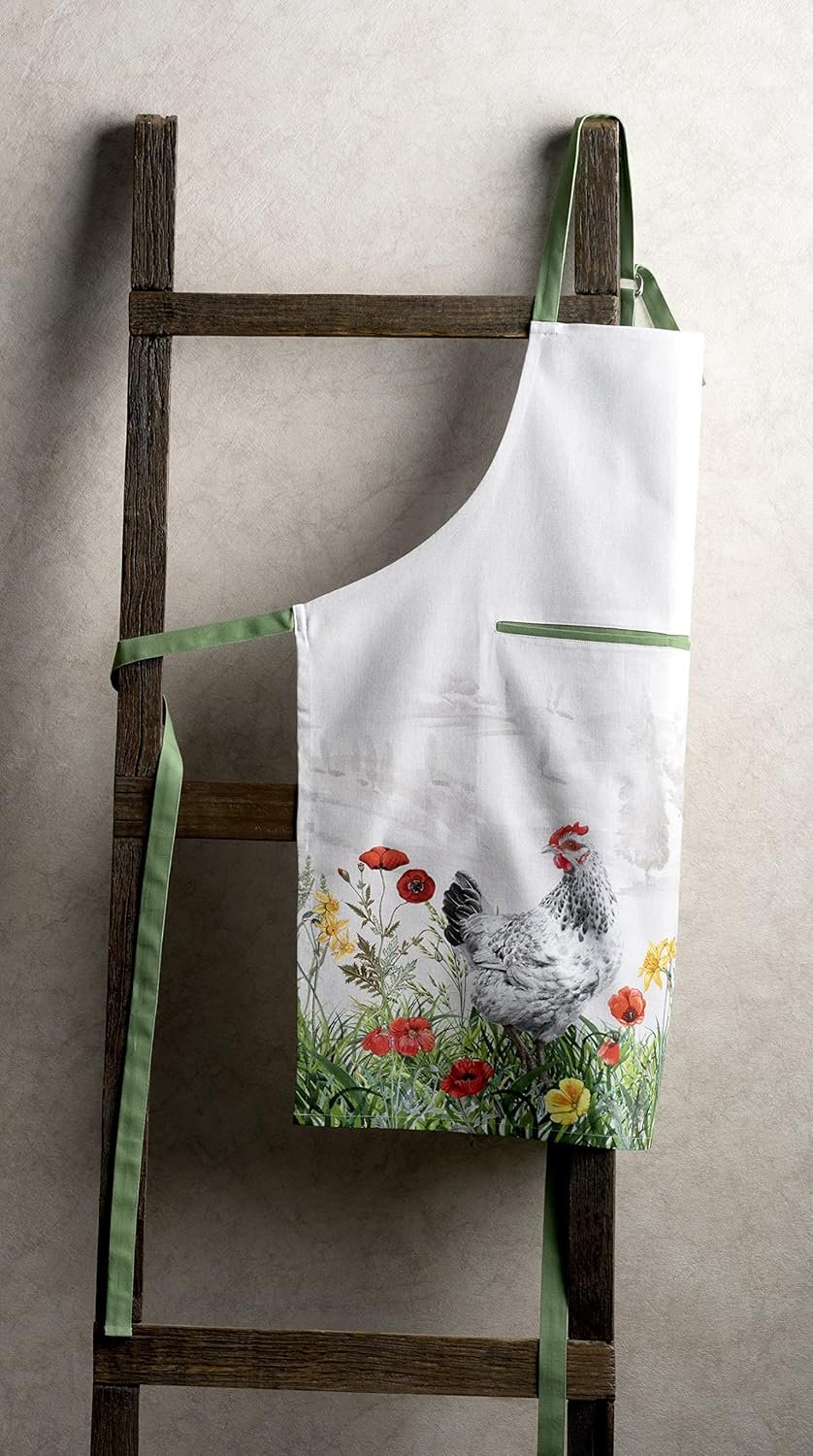 Maison d' Hermine 100% Cotton Kitchen Apron with an Adjustable Neck with Long Ties for Women Men Chef - Image 10
