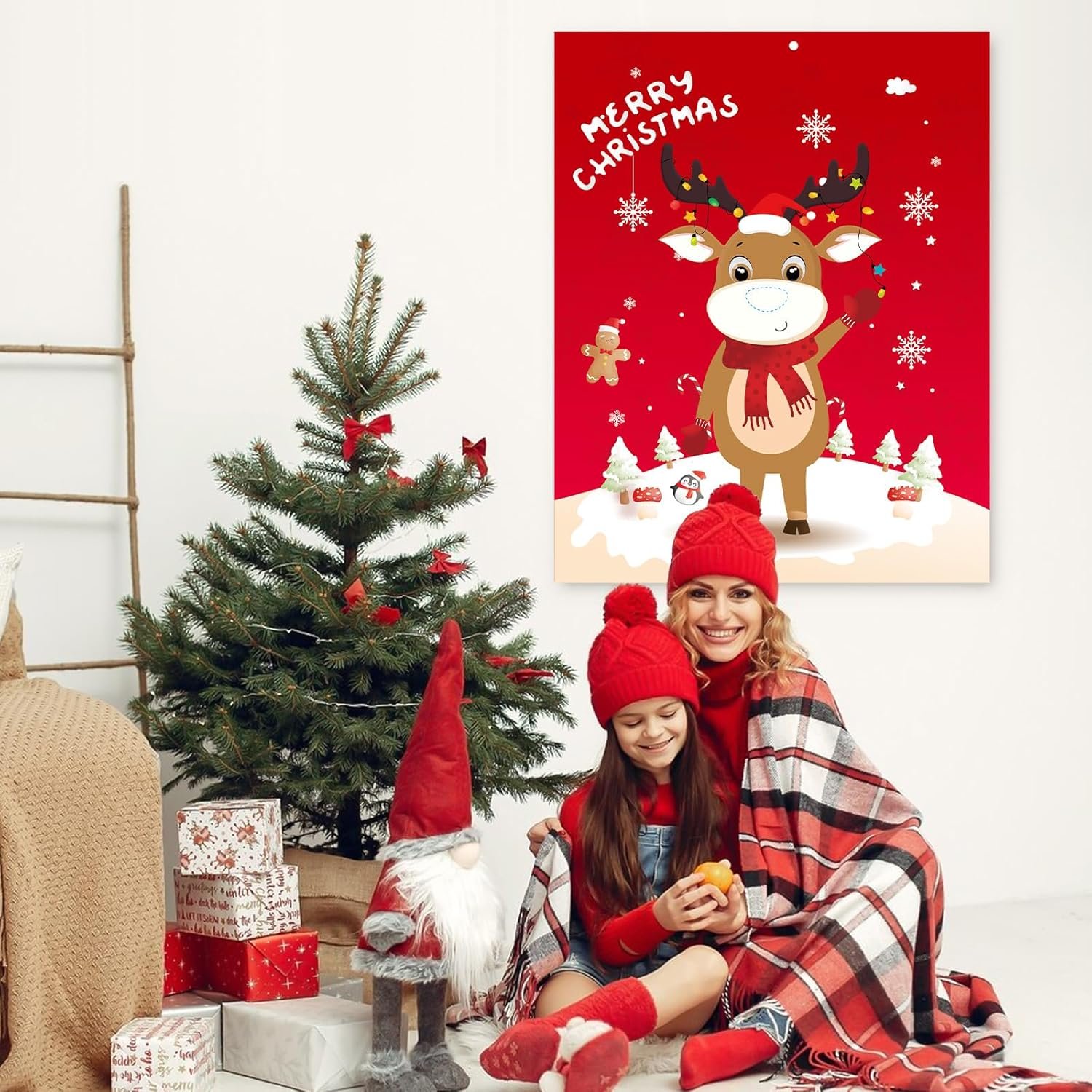 Haunt Couture Christmas Games for Kids - Pin The Nose on The Reindeer, 36 Player Kit, Christmas Pin The Tail on The Reindeer Game - Christmas Games for Kids Girls Boys - Image 9