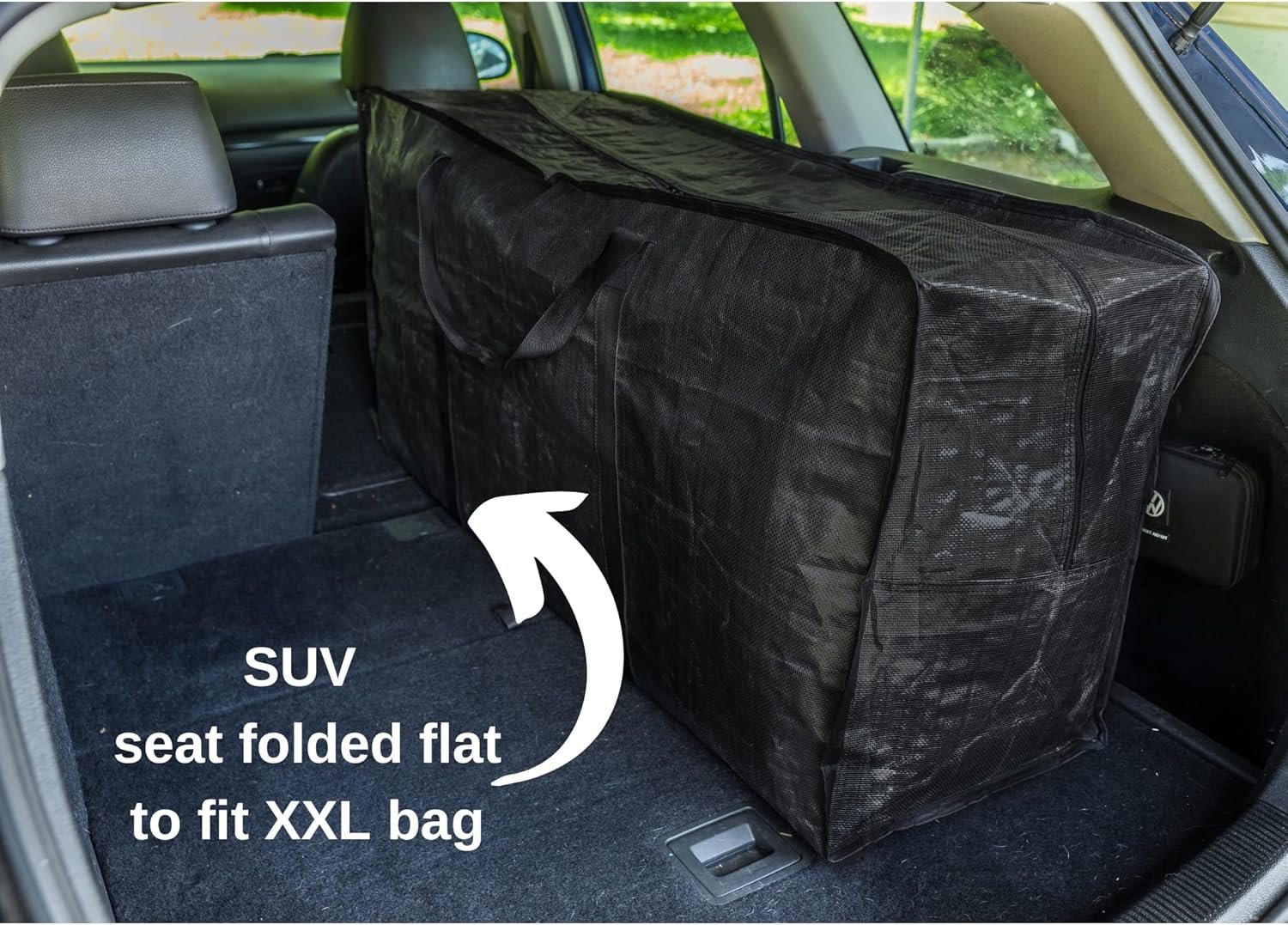 BAG-THAT! 2 Pack XXL Jumbo Extra Large Heavy Duty Stronger Handles Storage Bags Moving Totes Zippered Reusable Wrap Around Storage Totes - Image 4