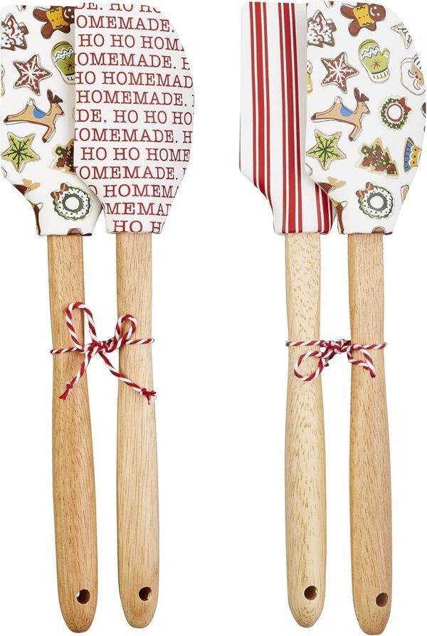 Mud Pie Christmas Spatula Set, Homemade, 12" - Image 3