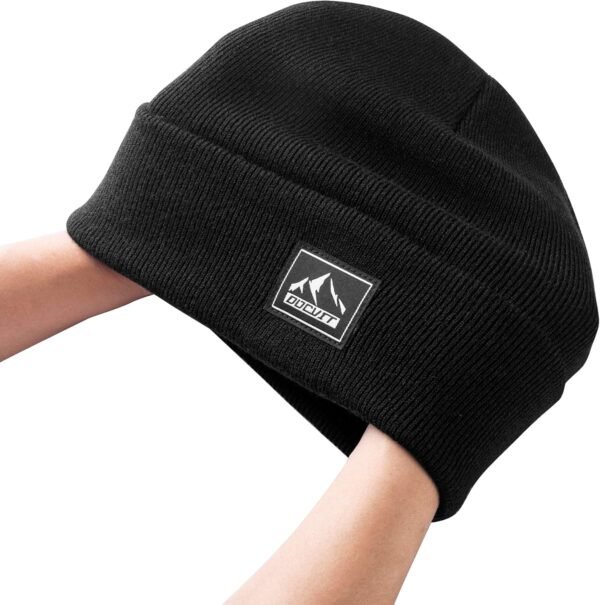 Knit Cuffed Beanie Warm Winter Hats Unisex Skull Knit Cap Fashion Ski Hat for Men and Women - Image 8