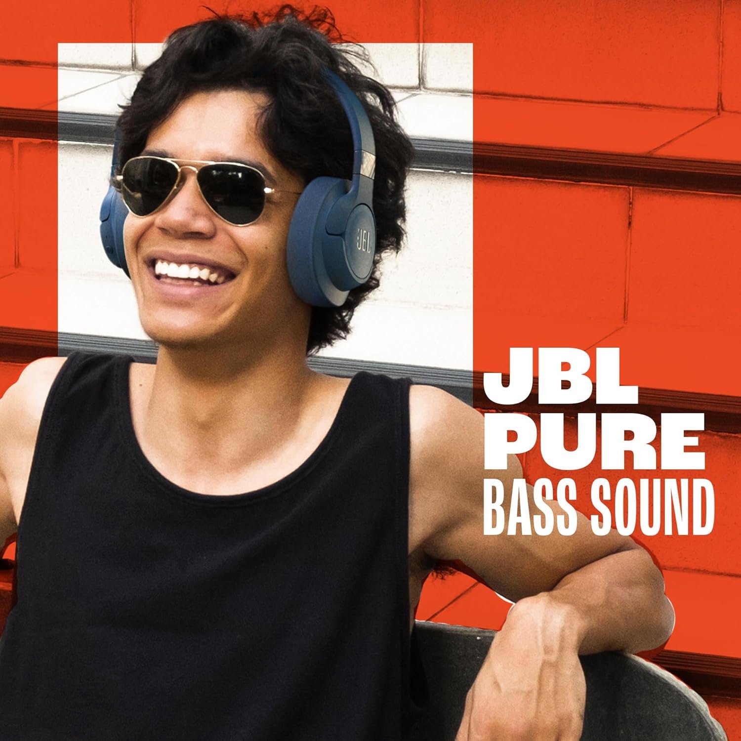 JBL Tune 720BT - Wireless Over-Ear Headphones with JBL Pure Bass Sound, Bluetooth 5.3, Up to 76H Battery Life and Speed Charge, Lightweight, Comfortable and Foldable Design (Blue) - Image 7