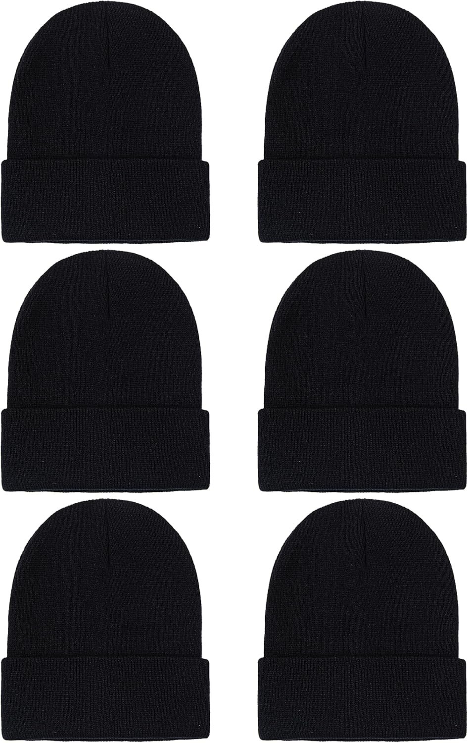 Cooraby Winter Beanie Cap Warm Knit Cuff Skull Beanie Caps for Men or Women - Image 2