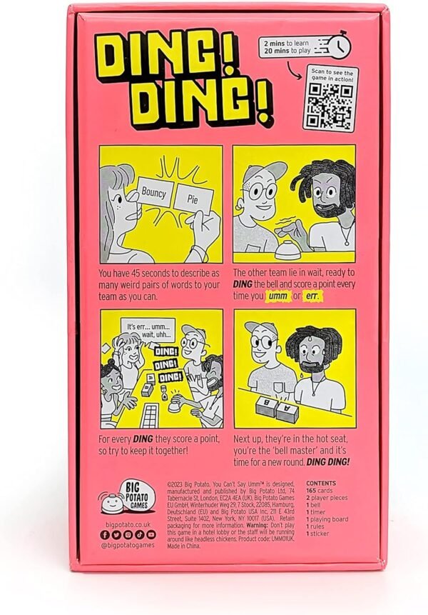 Big Potato You Can't Say UMM… : A Party Game for Family and Adults, Fast-Paced Family Word Game, Must Have for Game Night - Image 8