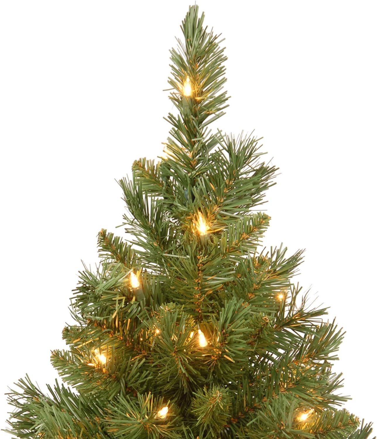 National Tree Company Pre-lit Artificial Mini Christmas Tree | Includes Small Lights and Cloth Bag Base | Majestic Fir - 2 ft - Image 3