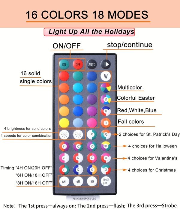 OYCBUZO 204 LED Net Lights, 9.8ft x 6.6ft Color Changing Christmas Mesh String Lights, Connectable Fairy Lights Waterproof Outdoor Christmas Decorations for Tree Bushes Holiday Party Garden - Image 5