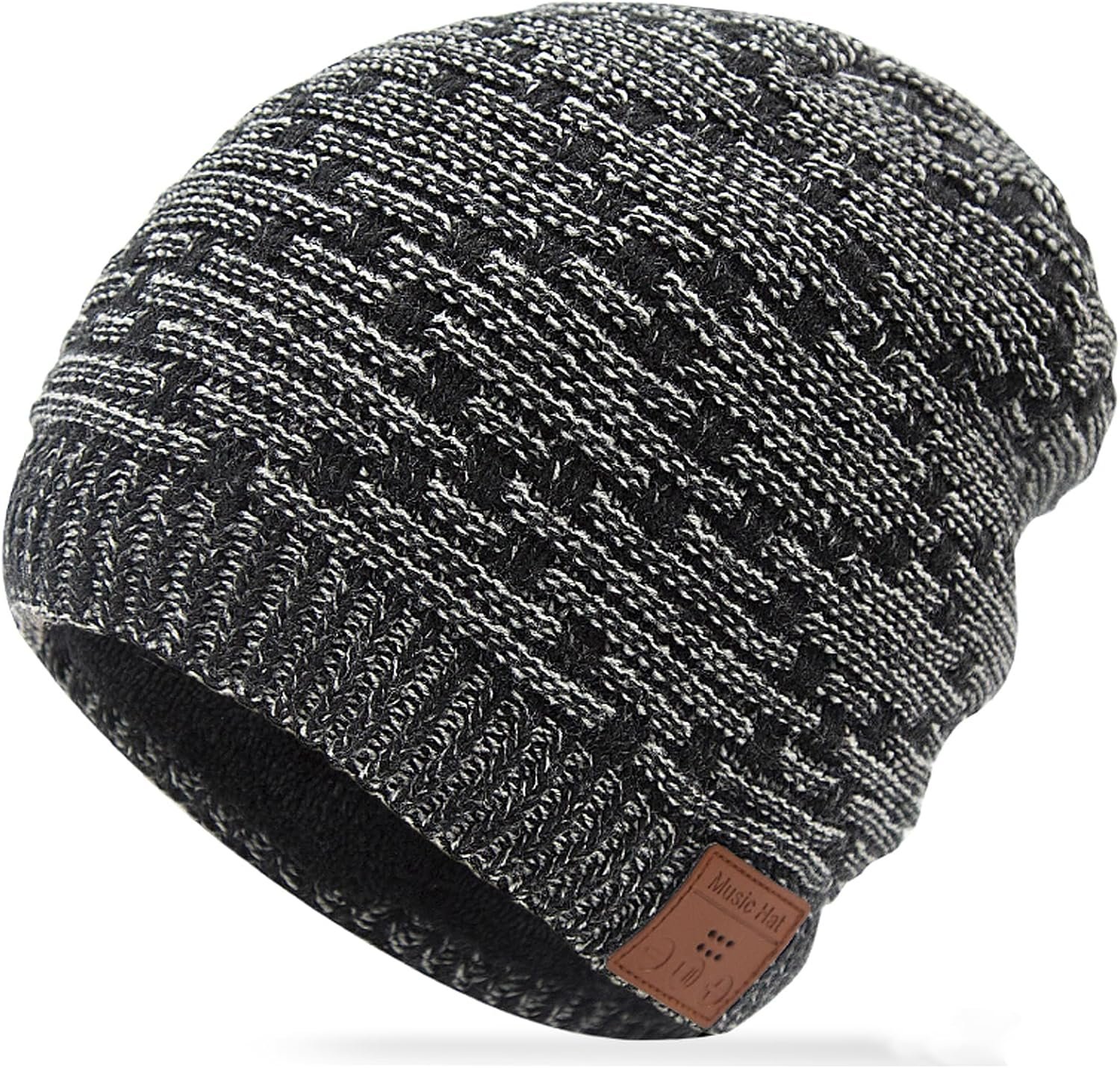 Music Beanie Women Beanie Hat Wireless Headset Headphones Music Audio Womens Girls Winter Cap with Mic HandsFree Outdoor Sports Stereo Earphone - Image 2