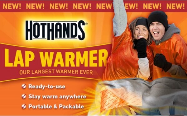 HotHands Lap Warmer, Largest Warmer 16" X 10" - Up to 8 Hours of Long Lasting Heat - 1 Lap Warmer,Tan - Image 5