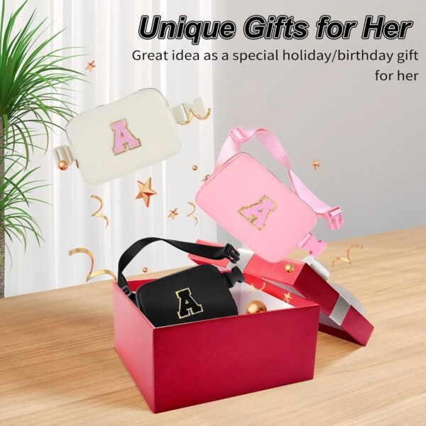 Birthday Gifts for 4 5 6 7 8 9 10 11 12 13 Year Old Girls,Christmas Gifts for Teens Kids Daughter Sister Her,Fanny Pack Crossbody Bag Belt Bag Cute Trendy Stuff | Cream,A - Image 8