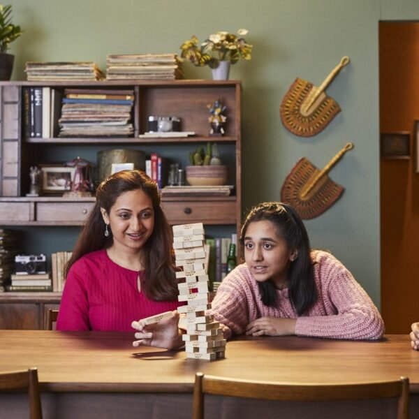 Hasbro Gaming Jenga Wooden Blocks Stacking Tumbling Tower Game | Party Games for Kids & Families | Christmas Stocking Stuffers | Ages 6+ (Amazon Exclusive) - Image 11