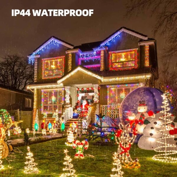 TW SHINE Warm White Christmas Lights Outdoor, 20FT 100 Count Incandescent Christmas Lights Indoor, Waterproof Christmas Tree String Lights for Xmas Decorations - Image 7
