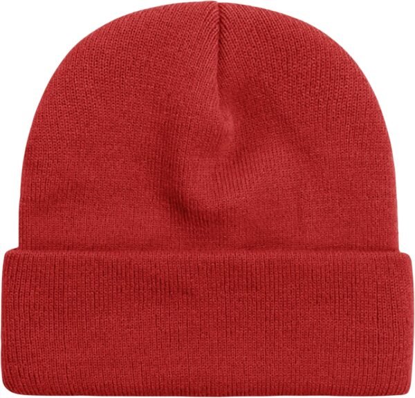 12 Pack Winter Beanie Hats for Men Women, Warm Cozy Knitted Cuffed Skull Cap, Wholesale - Image 10