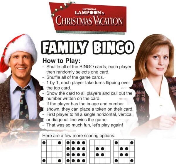 AQUARIUS - Christmas Vacation Family Bingo Game - Image 4