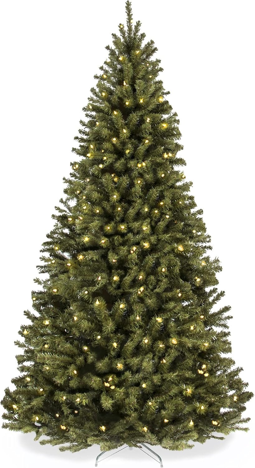 Best Choice Products 6ft Pre-Lit Spruce Artificial Holiday Christmas Tree for Home, Office, Party Decoration w/ 250 Incandescent Lights, 798 Branch Tips, Easy Assembly, Metal Hinges & Foldable Base - Image 2