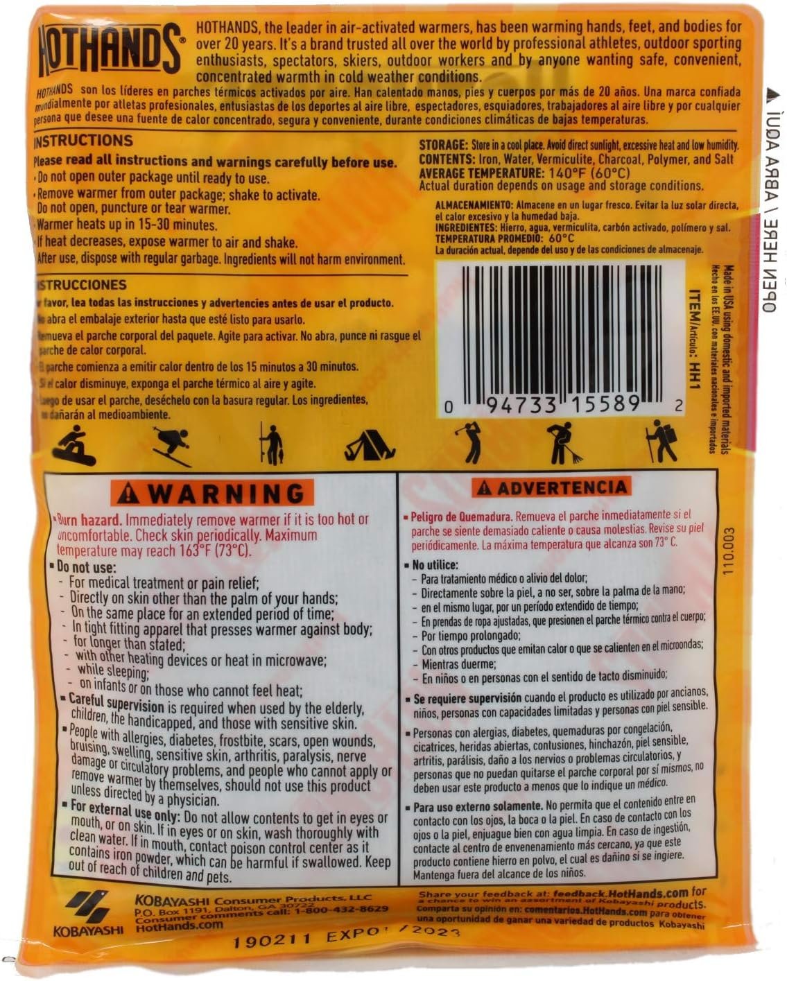 HotHands Hand Warmers (20 Count) - Image 3