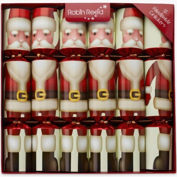 Olde English Crackers Father Christmas Party Favors - Set of 12 decorative favors with premium gift enclosed for all holiday party occasions - Image 2