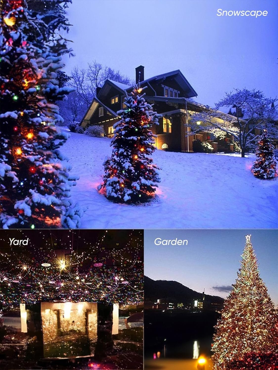 Twinkle Star 50 LED Battery Operated Christmas Lights 16 ft, Waterproof Tree Lights with 8 Lighting Modes, Indoor Outdoor Patio Garden Party Wedding Christmas Decoration, Multicolor - Image 9