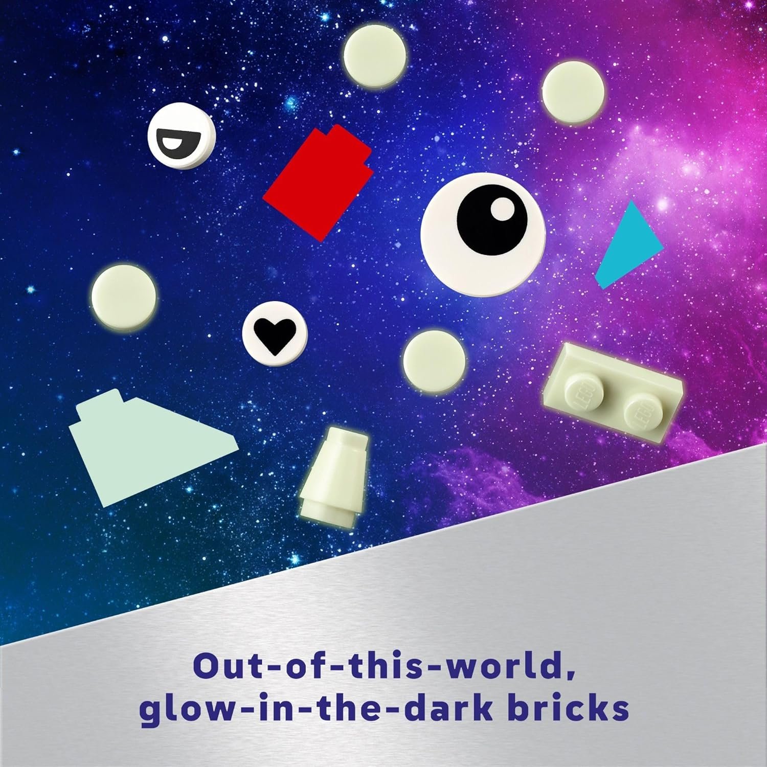 LEGO Classic Creative Space Planets Building Toy Set - Space Toy for Kids, Boys & Girls, Ages 5+ - Includes Alien, Rocket Ship, & Glow in The Dark Bricks - Gift for Christmas - 11037 - Image 5