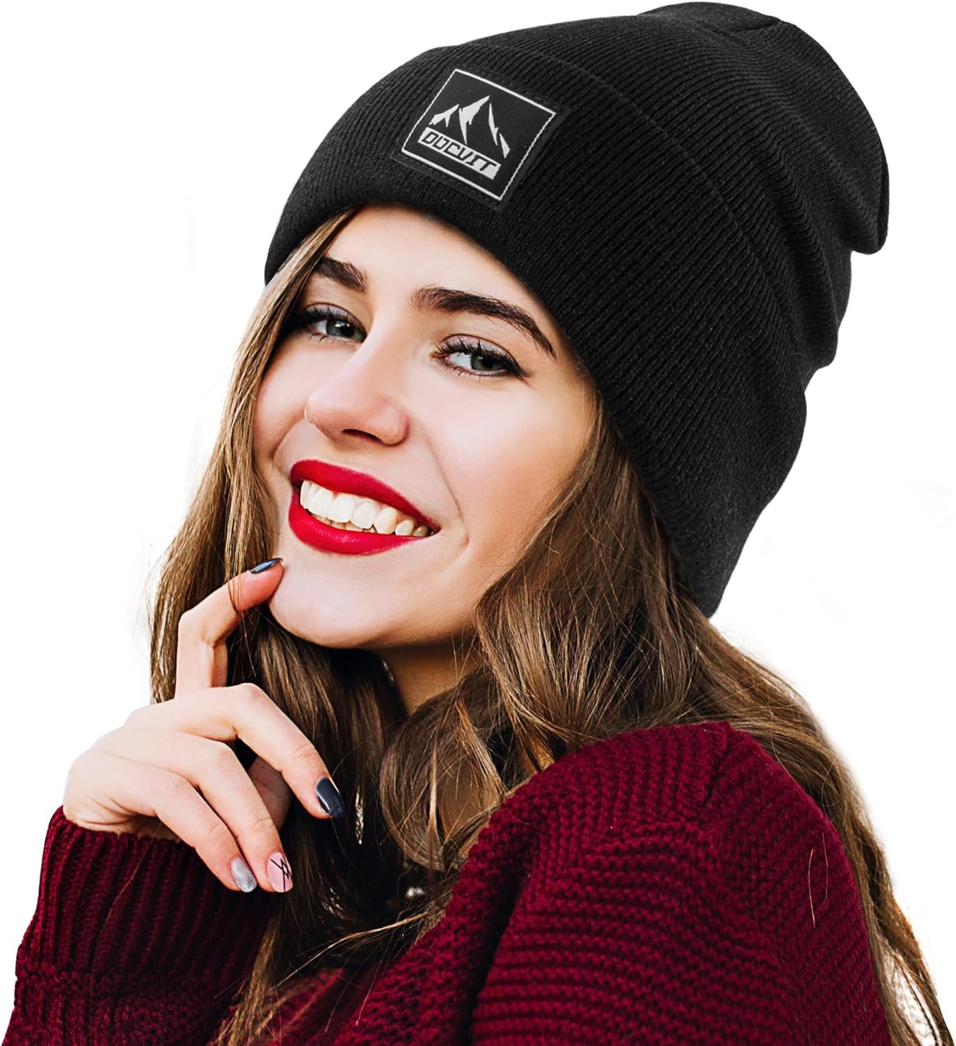 Knit Cuffed Beanie Warm Winter Hats Unisex Skull Knit Cap Fashion Ski Hat for Men and Women - Image 5