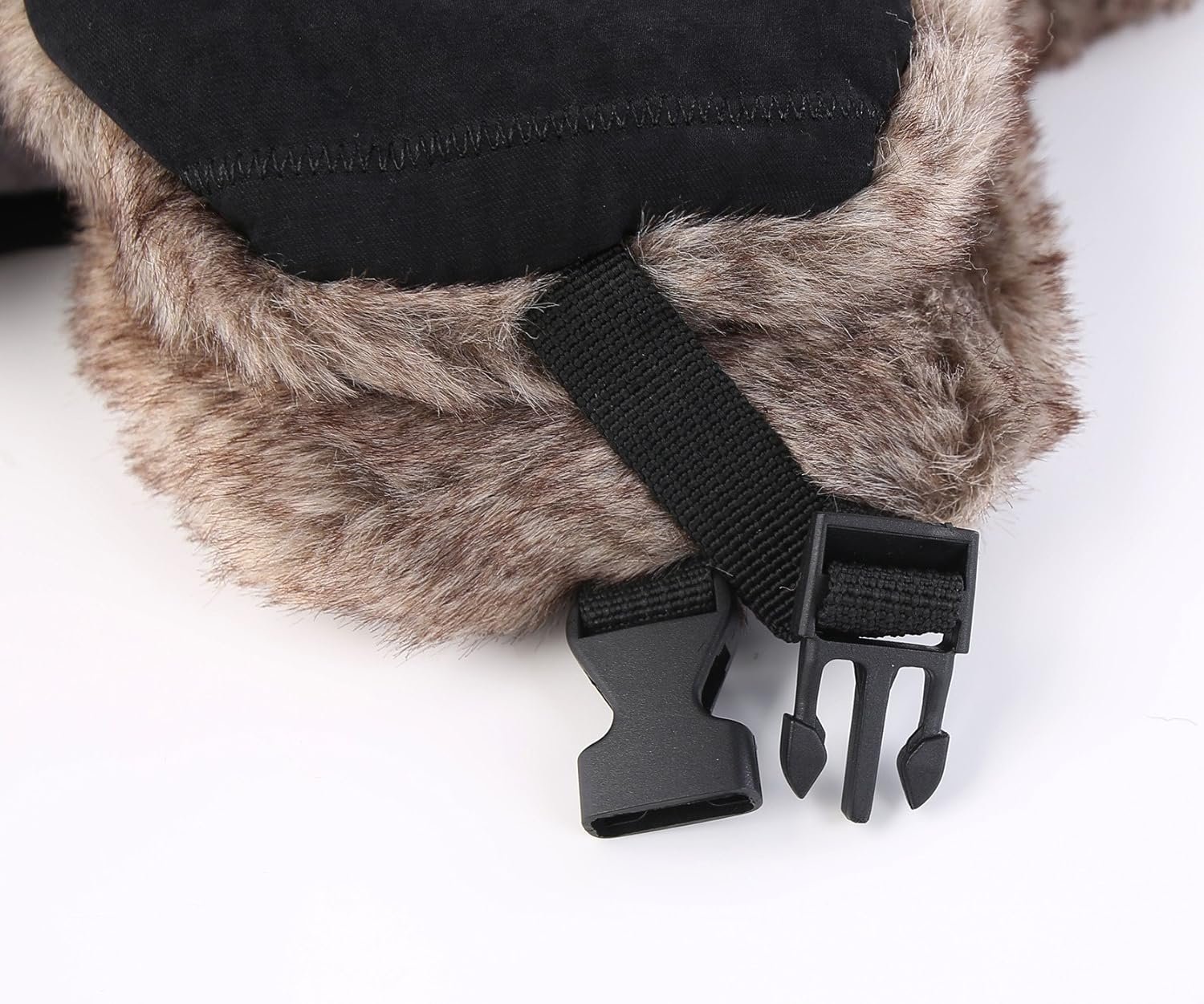 Connectyle Men's Trooper Trapper Hat Warm Winter Hats with Removable Face Mask Earflaps Faux Fur Hunting Outdoor Hat - Image 6